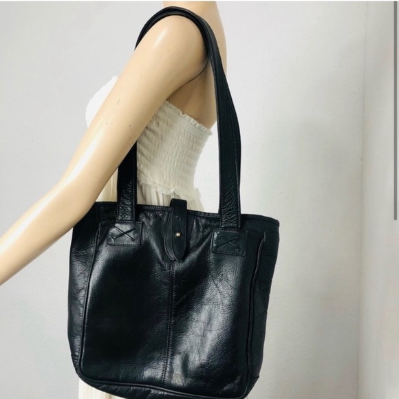 CLAVA America shoulder black leather bag - Picture 2 of 12